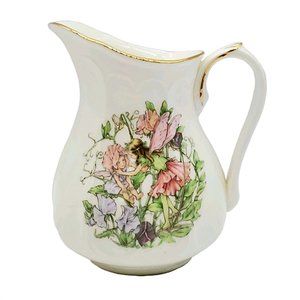 VTG Enesco Fairy Bone China Mini Pitcher Creamer